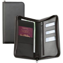 Belluno PU Zipped Travel Wallet