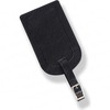 Melbourne Full Hide Genuine Leather Black Luggage Tag