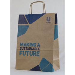 Twisted Paper Handle Carrier Bag