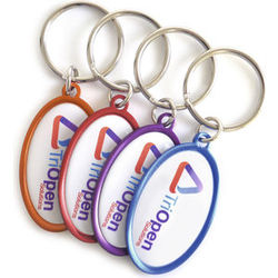Aluminium Teardrop keyring