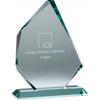 Large Jade Glass Iceberg Plaque