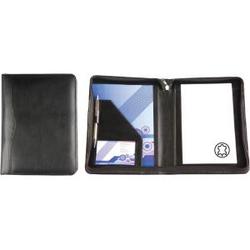 A5 Balmoral Leather Zipped Conference Folder