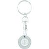 Engraved Trolley Coin with Keychain Attachment