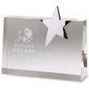 15cm Optic Horizontal Rectangle with Silver Star