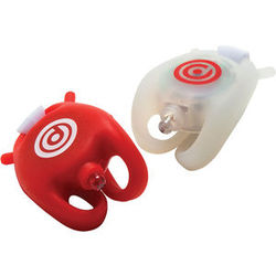 Silicone LED Attachable Lights - White/Red