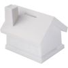 House Shaped Money Box - White / White