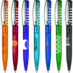 New Spring Metal Clear Ballpen